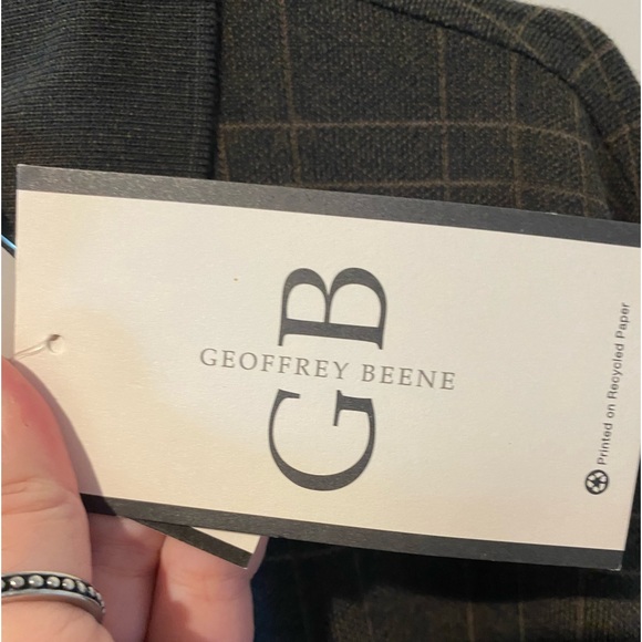 Geoffrey Beene men’s long sleeve polo shirt, polyester knit, size XL, NWT - Picture 7 of 7